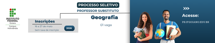 Processo Seletivo Professor Substituto Geografia