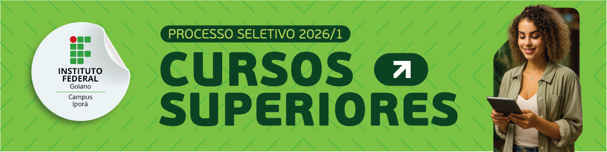 IF Goiano – Campus Iporá abre Processo Seletivo Próprio para Cursos Superiores 2026/1