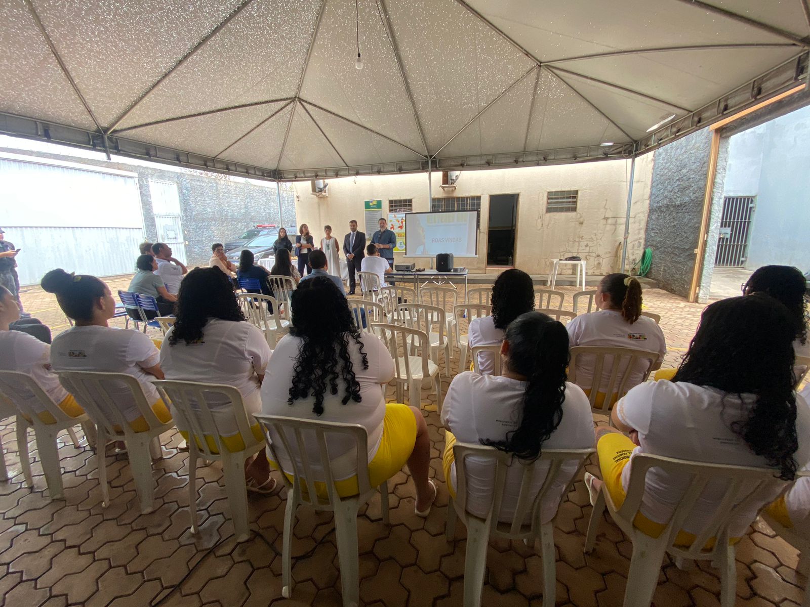 Aula inaugural do Programa Mulheres Mil no Presídio Feminino de Orizona-GO