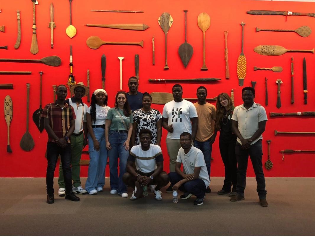 Estudantes estrangeiros do IF Goiano – Campus Ceres durante viagem cultural a Brasília.