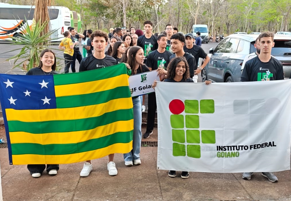 Competição segue até sexta-feira, 25. Delegação tem 96 integrantes representando 11 campi do IF Goiano.